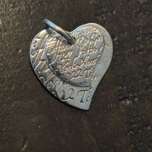 Tiffany & Co. Silver Vintage Double Heart Pendant
